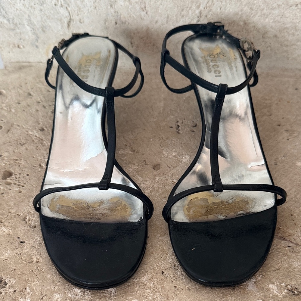 Black Gucci Sandals